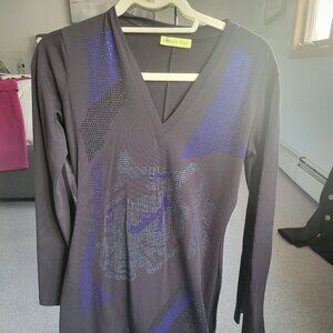 Versace jeans long sleeve bodycon dress